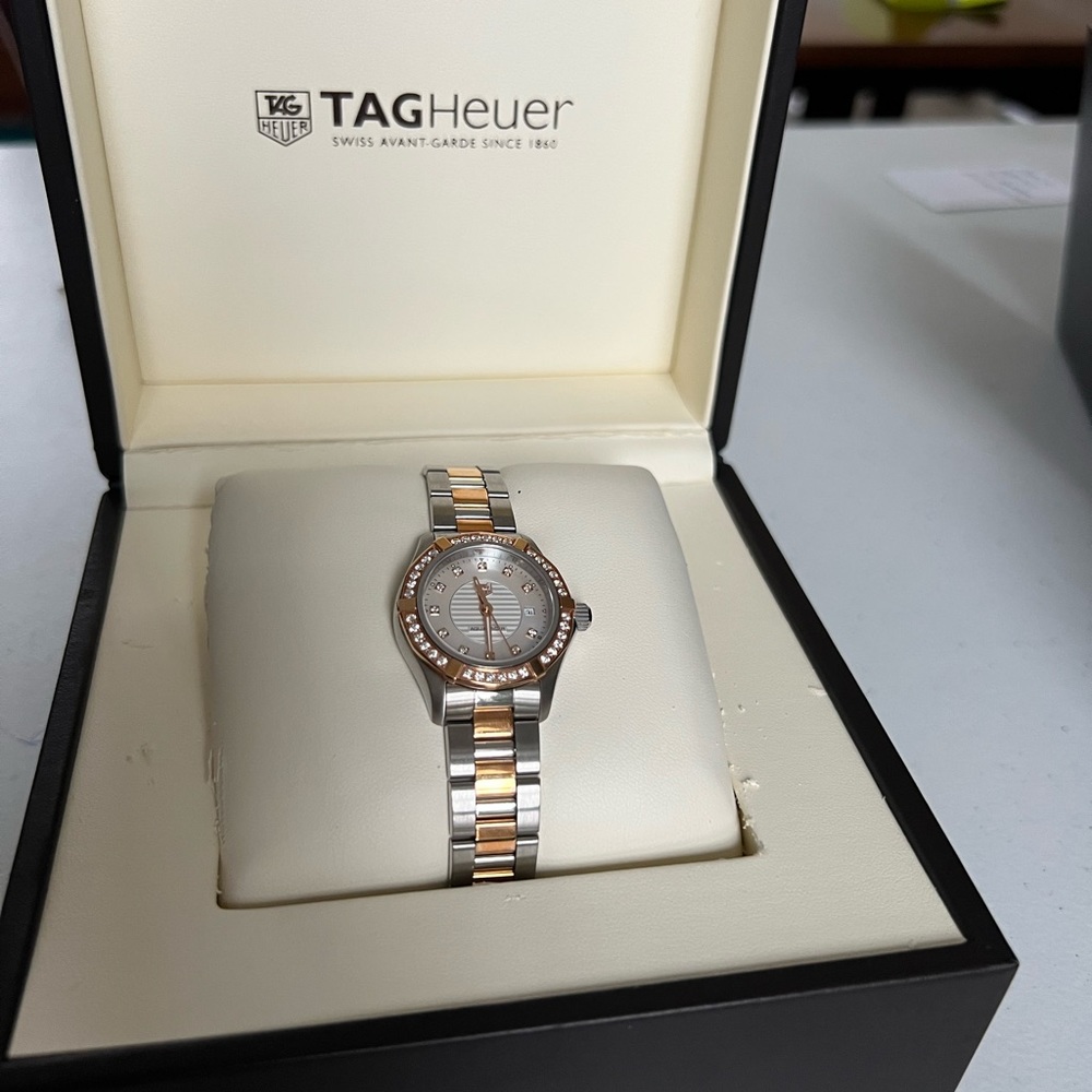 Tag Heuer Women’s Aquaracer Diamond Two Tone Watch